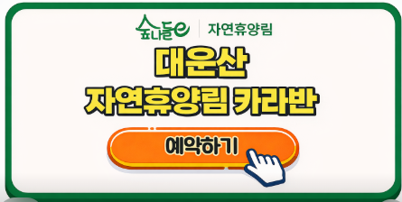 대운산 자연휴양림 카라반